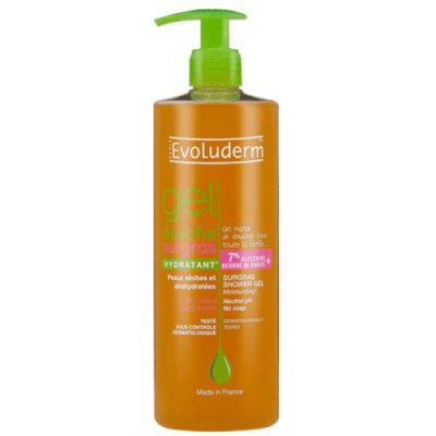 Evoluderm douche Gel surgras…………..….….(500ml)