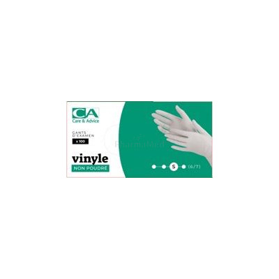 Gants vinyl non poudrés - Large - 100pc