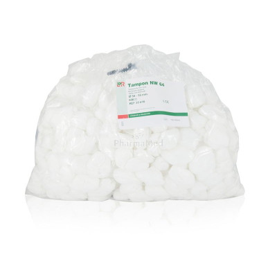 Tampons non tissés - diamètre 5cm - 500pc