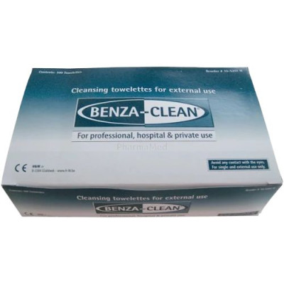 Lingettes désinfectantes BENZA CLEAN - 20x100pc
