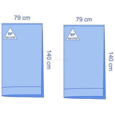 Jambière chirurgicale/legging ST 79x140cm - 26pcs