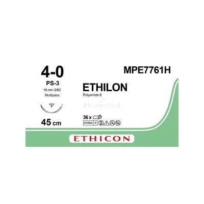 ETHILON USP4/0 MPE7761H PS-3 45cm - 36 fils