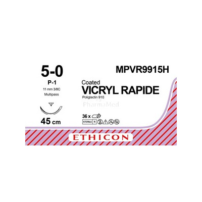 VICRYL RAPIDE 5/0 MPVR9915H 45cm P-1 prime /36draden