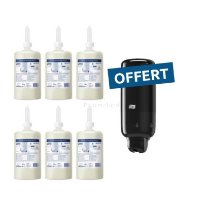 Pack 2 TORK 6 x 1L savon + dis noir