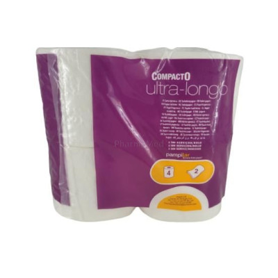 PAMPILAR Papier hyg compact ultra long 2plis - 14x4rlx