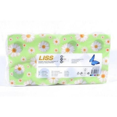 Pap. hyg. LISS parfumé camomille 3pli - 150cp