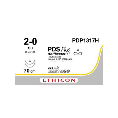 ETICON PDS+ II 2/0 PDP1317H SH 70cm (36fils)