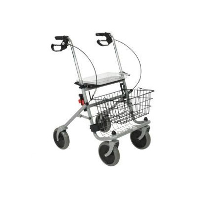 Rollator CRISTALLO 4 roues pliable + panier - Rollator CRISTALLO 4 roues pliable + panier