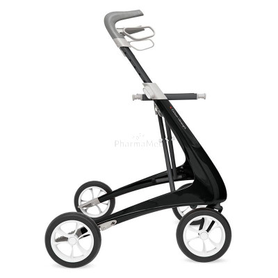 Rollator Carbon Ultralight noir - 4 roues/1pc - Rollator Carbon Ultralight noir - 4 roues/1pc