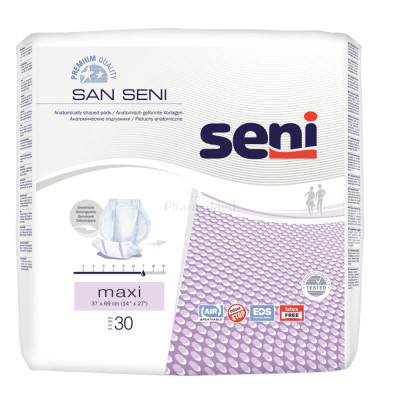 Couches anatomiques San Seni - Maxi - 30pc