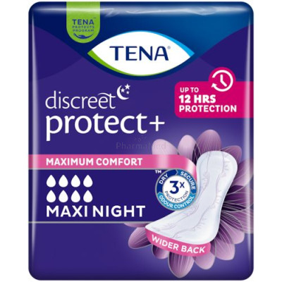 TENA Discreet - Maxi night - 12pcs