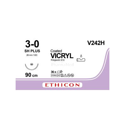 VICRYL 3-0 V242H SH 90cm.............(36fils)