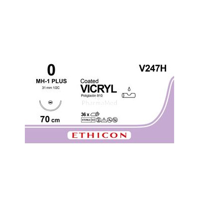 VICRYL 0 V247H MH-1 PLUS 70cm........(36fils)