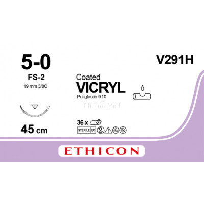 VICRYL 5/0 Coated V291H FS-2 45cm - 36fils