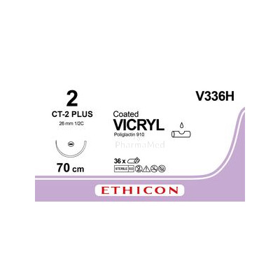 VICRYL 2 V336H CT-2 70cm.............(36fils)