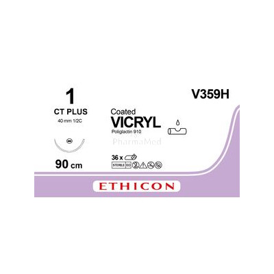 VICRYL 1 V359H CT 90cm...............(36fils)