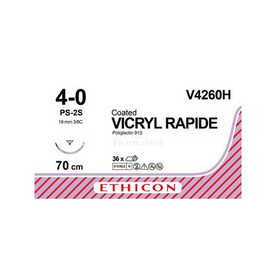 VICRYL RAPID 4/0 V4260H PS-2S prime 70cm  /36