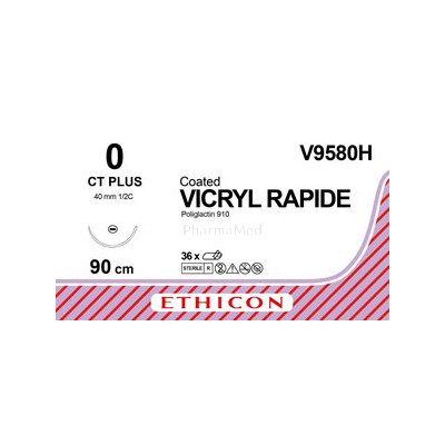 VICRYL RAP 0 V9580H CT 90cm..........(36fils)