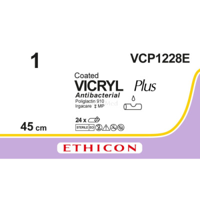 VICRYL PLUS 1 VCP1228E 45cm - 24draden