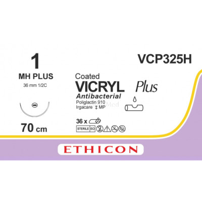 VICRYL PLUS 1 VCP325H MH 70cm - 36draden