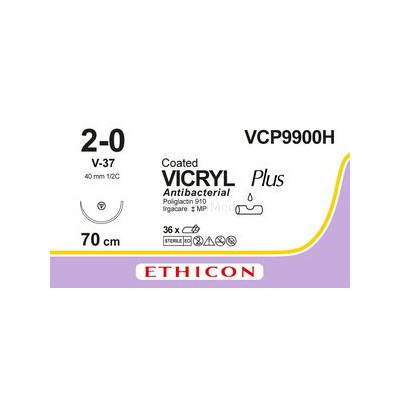 VICRYL PLUS 2-0 VCP9900H V-37 70cm...(36fils)