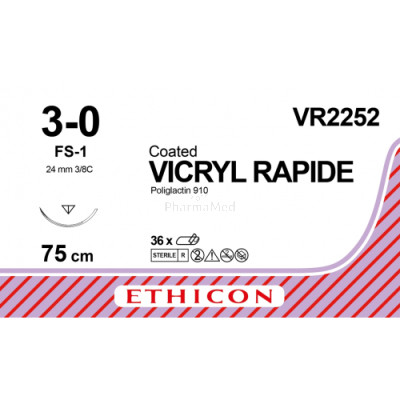VICRYL RAPID 3/0 VR2252 FS-1 75cm - 36draden