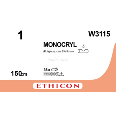 MONOCRYL 1 W3115 150cm - 36draden