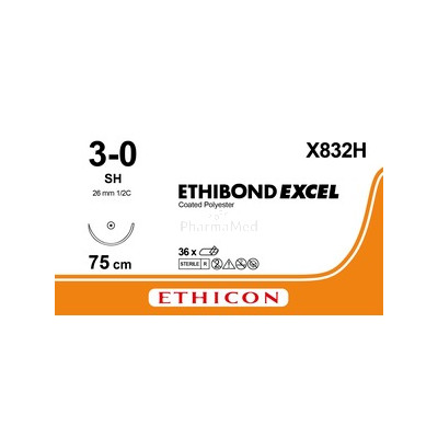 ETHIBOND EXCEL 3/0 X832H 1xSH 75cm - 36draden
